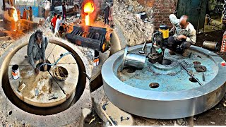 Huge Industrial Gear Wheel Manufacturing Process Incredible Technology || How To Make Gear's