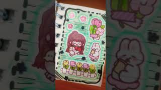 Mini journal 🎊 #journal #stickers #miniature #cute (.❛ᴗ❛.)