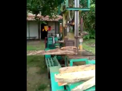  Mesin  sawmiil bandsaw  benso gesekan jalan YouTube