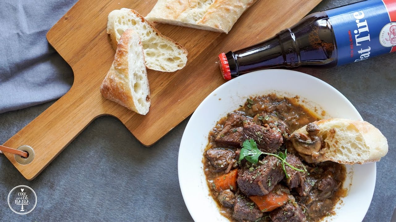 Making Carbonnade Flamande, the Belgian Beef and Beer Stew using Instant Pot