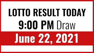 Lotto Result Today 9pm Draw June 22, 2021 PCSO 6/58 6/49 6/42 6D Swertres/3D EZ2/2D