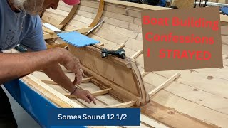 Installing Floors and Floor Fillers Boat Building Somes Sound 12 Ep 68