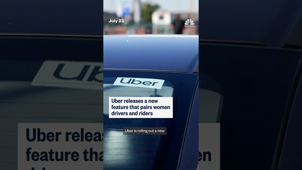 Uber releases a new feature that pairs women drivers and riders