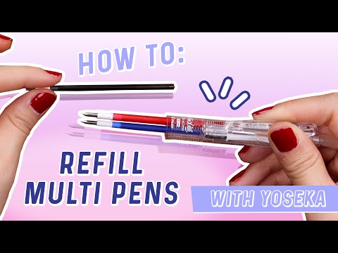 How To Refill Multi Pen! Mechanical Pencil in a Multi Pen!?