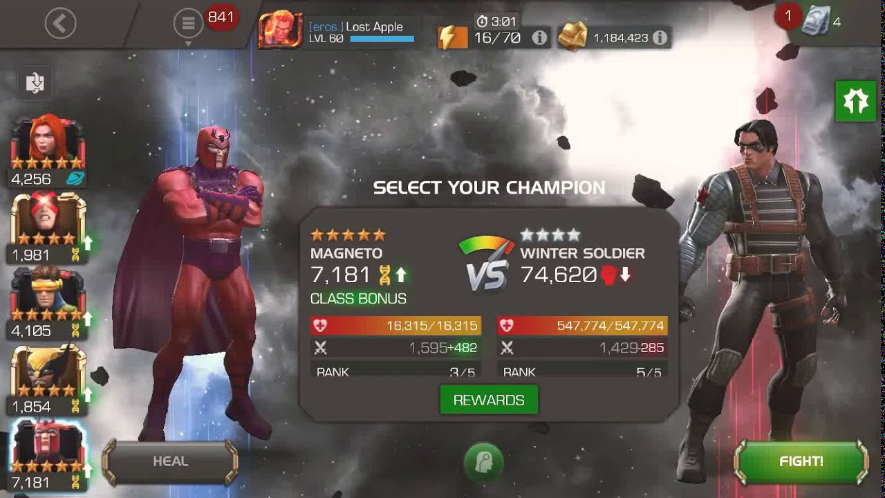 5* Magneto R3 vs 4* ROL Winter Soldier | 81 PROWESS?! | Big Shrapnel Bleed Damage