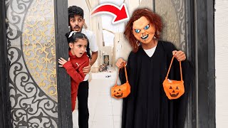 خفنا من شاكي يبيع حلويات الهالوين السحريه ! لولو screenshot 1