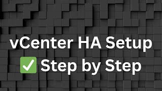 VMware vCenter High Availability (HA) Configuration & Verification | Step by Step Guide VMware vCenter High Availability (HA) Configuration & Verification | Step by Step Guide