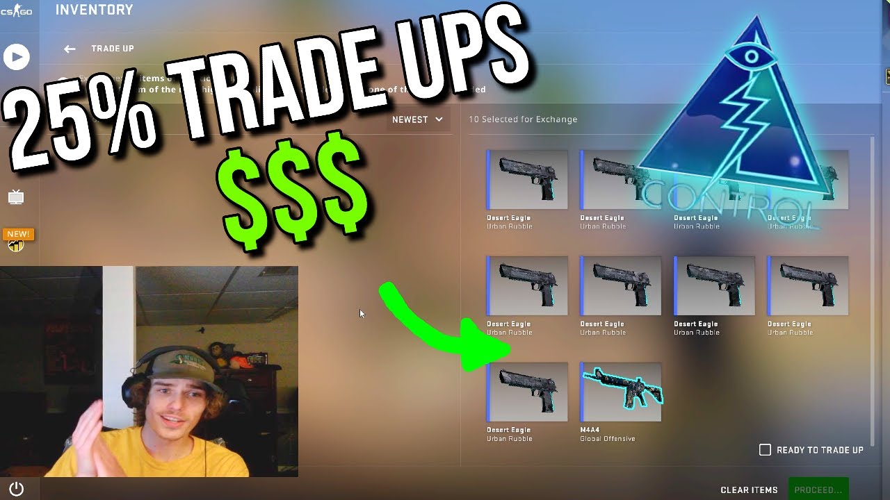 25% CSGO Trade Ups for the CONTROL COLLECTION - YouTube