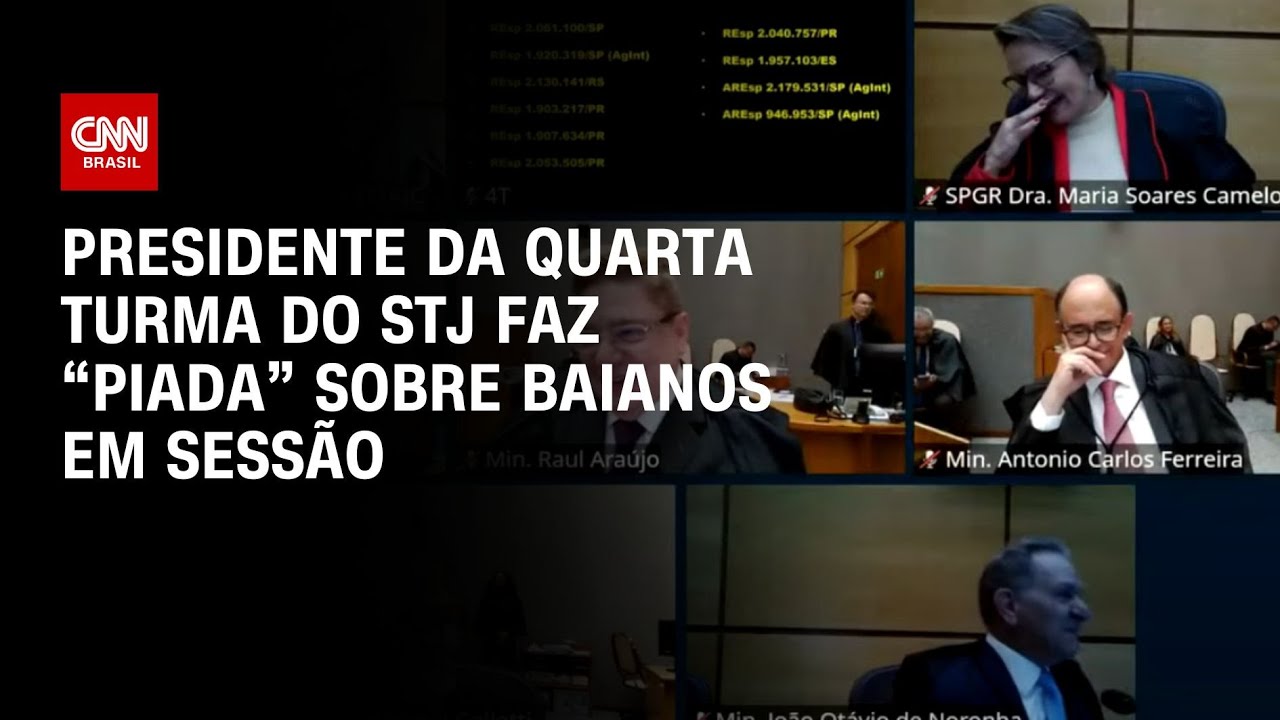 Ministro faz “piada” com baianos durante sessão do STJ | CNN ARENA