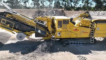 IMPACTOR - Keestrack R6h Impactor crushing recycled concrete to -20mm roadbase at high tonnage