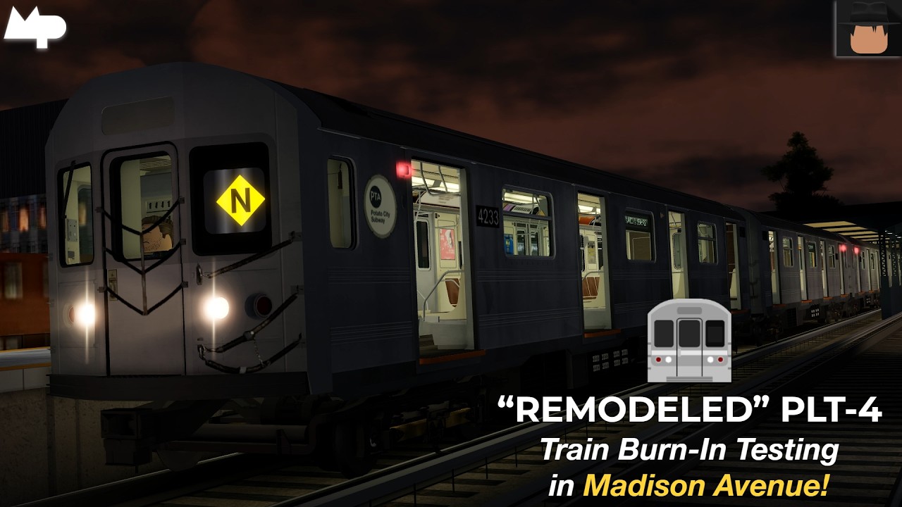 PTA Subway: First Look at the "REMODELED" PLT-4 Train Testing along Madison Avenue!