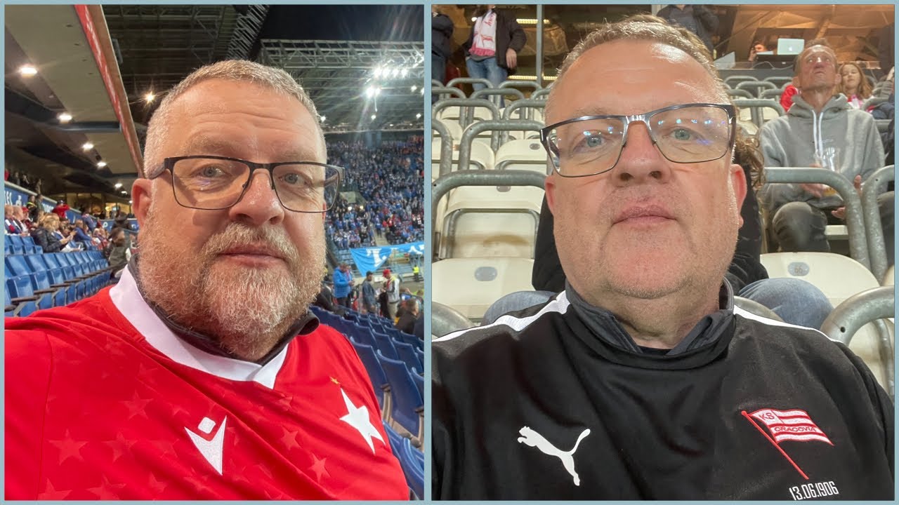 Polish football in KRAKOW | WISŁA & CRACOVIA | Hear the fans sing club anthems and cheer their team