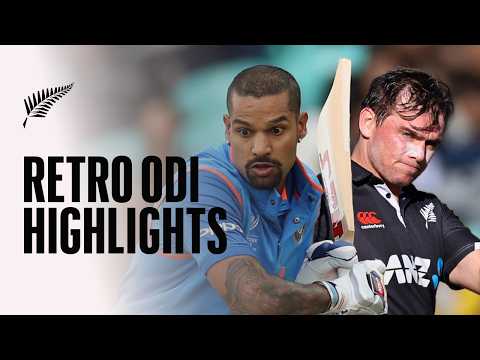 Dhawan Fireworks And Latham 💯 New Zealand v India ODI Highlights