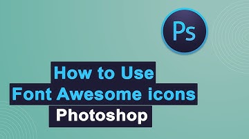30.How to use font awesome icons in photoshop | Adobe Photoshop | Advanced Tutorial