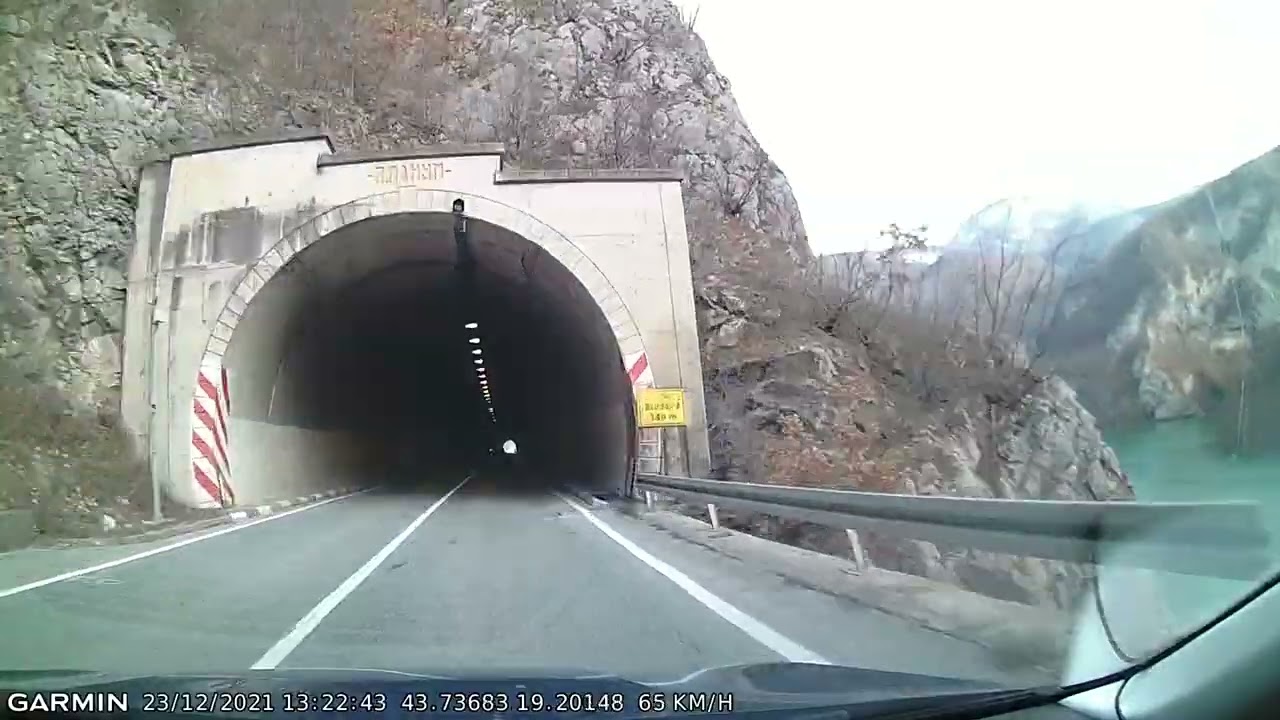 DRIVE #1727: Goražde (Bosnia and Herzegovina)-Priboj (Serbia) (timelapse 4x) *Read Description*