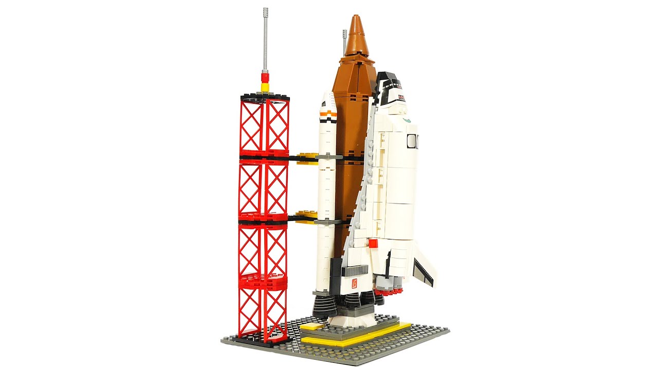 Ausini Space 25806 Shuttle launch  | BRICK SET UNBOX & BUILD