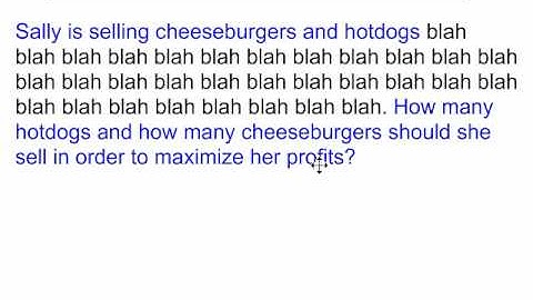 Define X and Y for Optimization Problems