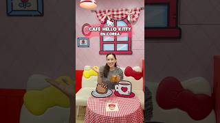 I VISITED the HELLO KITTY CAFE in Korea 😍🇰🇷🩷 #korea #hellokitty #sanrio