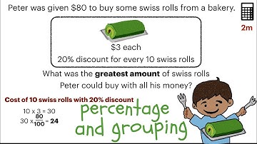 P5/6 Percentage Word Problems (4)