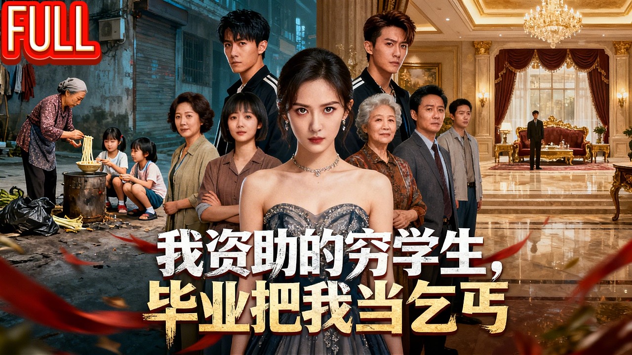 Mutisub🔥捡废品收养孤儿供他读书，他却嫌贫爱富当众翻脸？豪门长女身份曝光全场跪了！《我资助的穷学生，毕业把我当乞丐》