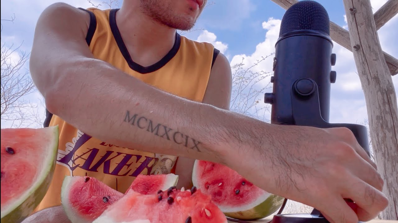 ASMR comiendo Sandia 🍉 Asmr Español | Mouth Sounds