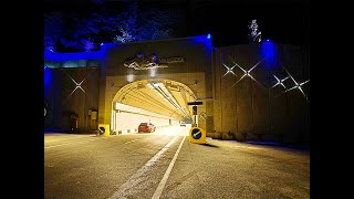 По Сочинским тоннелям со скромной скоростью 100 км/ч . Едем на отдых в Сочи !