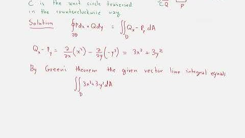 Calculus III - Problem of the day - 79 - Another Application Of Green