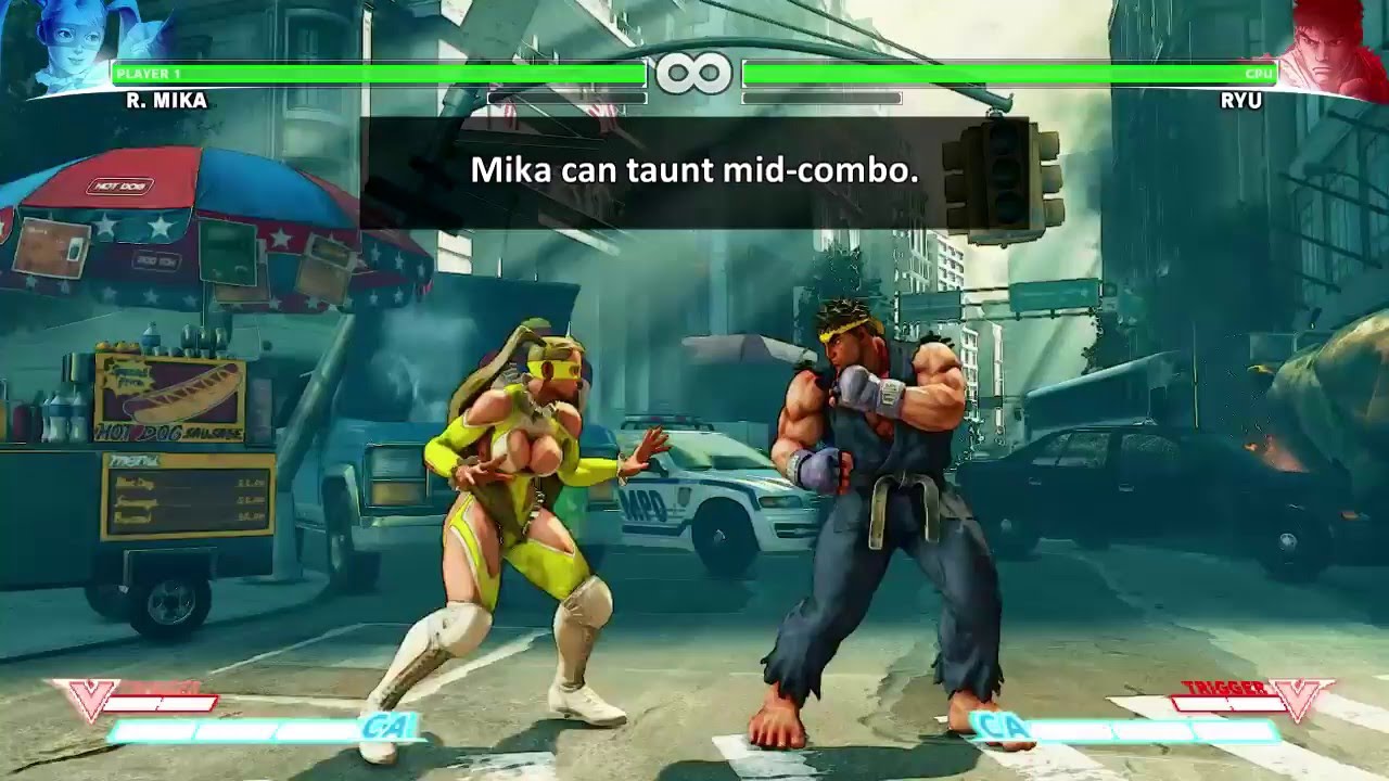 R. Mika: Mid-Combo Taunt [SFV]