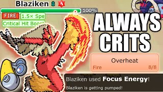 1996+ Can Focus Energy Blaziken Actually Dominate the Pokemon Showdown OU Ladder?