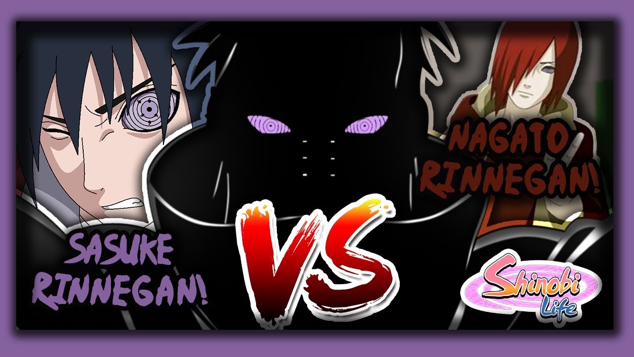 Sasuke Rinnegan Vs Nagato Rinnegan Shinobi Life Ver 1 5 Youtube - roblox shinobi life madara rinnegan kekkei genkai gameplay youtube