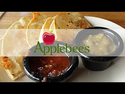 Tasty Thursday: Applebees -Chicken Quesadillas