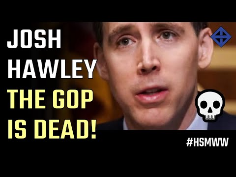 A miserable Josh Hawley tells Fox News the GOP is dead