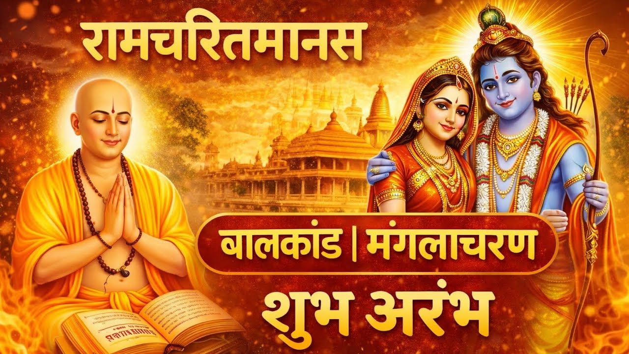 रामचरितमानस पाठ | बालकांड मंगलाचरण#RamKatha #ShriRam #BhartiKashyap #ramayan #ramcharitmanas #ram 