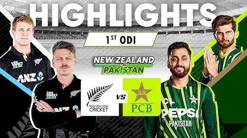 pakistan vs new zealand full match highlights 1st odi 2025 pak vs nz