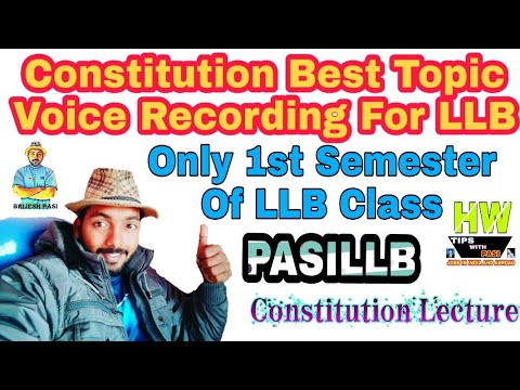 #PASILLB #Constitutionllb Most Important Constitution LLB 1st Sem Explained, With 10 Leading Cases