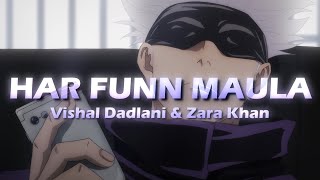 Har Funn Maula (Lyrics) - Gojo (Jujutsu Kaisen) [Edit/AMV] Resimi