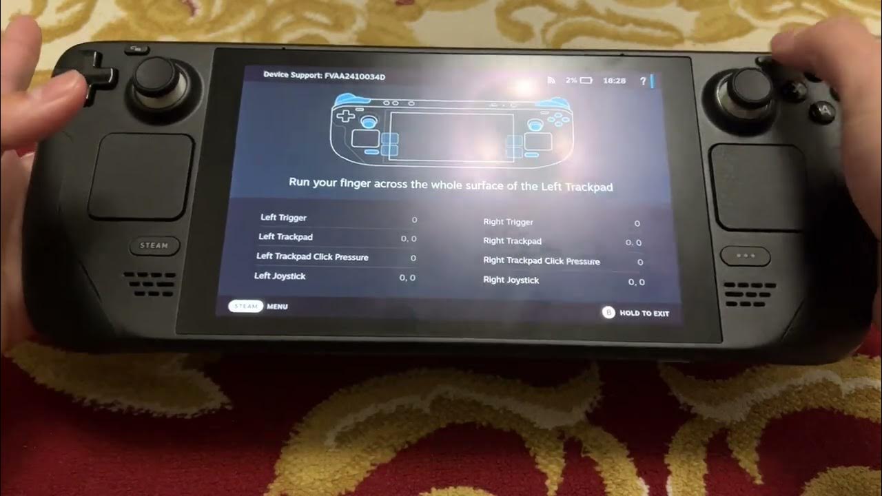 steam deck trackpad haptic issue.... YouTube