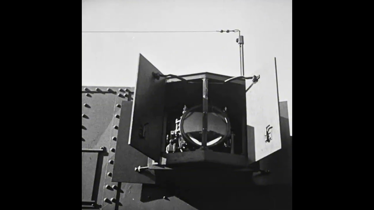 Machine gun and searchlight turrets on a Japanese Type 94 armored train in 1934
