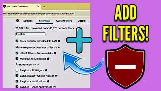 Access & Add More Filters in UBlock Origin Lite Extension