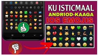 SIDA ANDROID LOOGULA SOO DAGO IOS EMOJIS || ZFONT3 screenshot 5