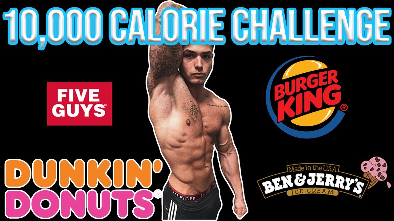 BODYBUILDER DOES 10,000 CALORIE CHALLENGE! YouTube