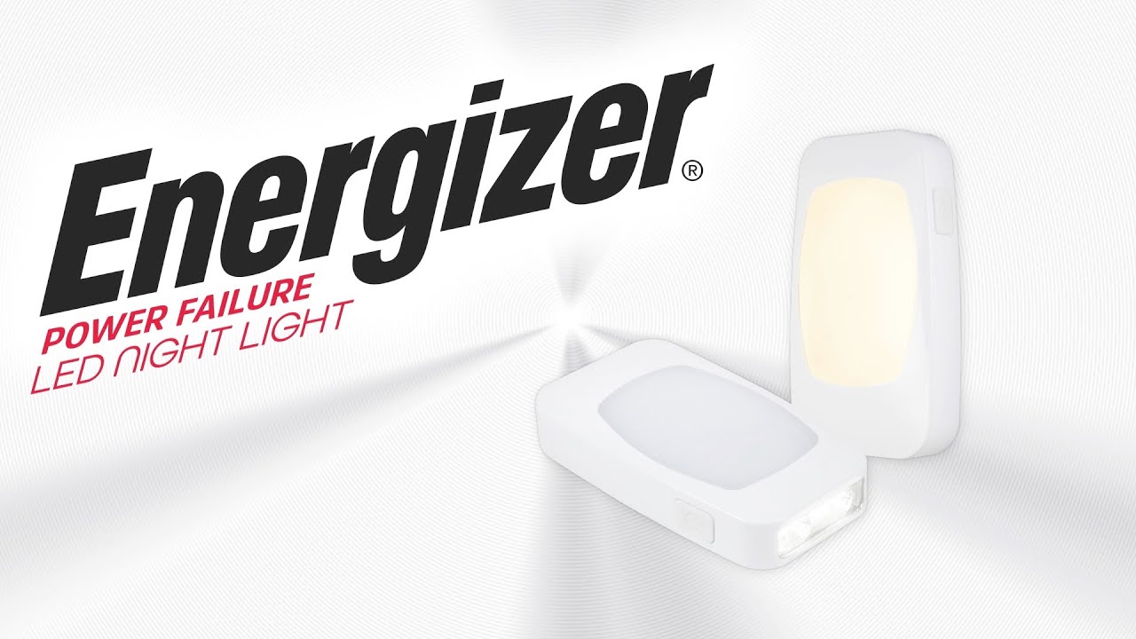 Energizer 4-in-1 Rechargeable Power Failure LED Night Light, White