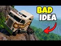 Driving The MOST Dangerous Roads IN A SEMI TRUCK | Beamng
