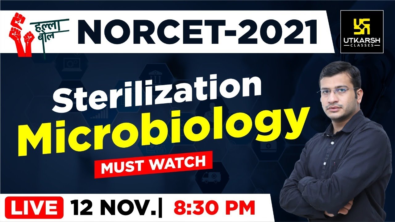 Sterilization || Microbiology || Important Questions || NORCET || AIIMS || By Siddharth sir