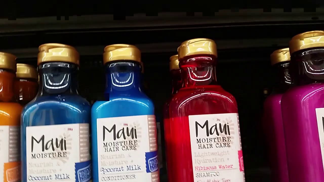 انواع الشامبو وبلسم الشعر والزيوت الخاصة بعلاج مشاكل الشعر المختلفة في اسواق وول مارت امريكا