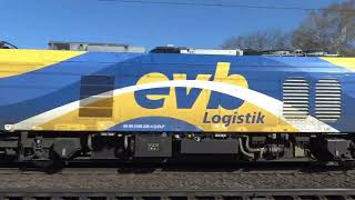 Züge in Magdeburg und Dreileben Drackenstedt. DB