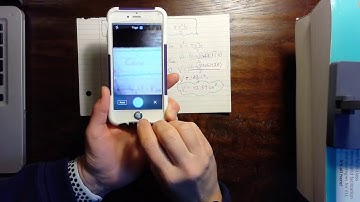 Scanning schoolwork with TurboScan