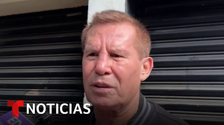 Julio César Chávez está "destrozado". Llama "injusticia" el arresto de su hijo | Noticias Telemundo
