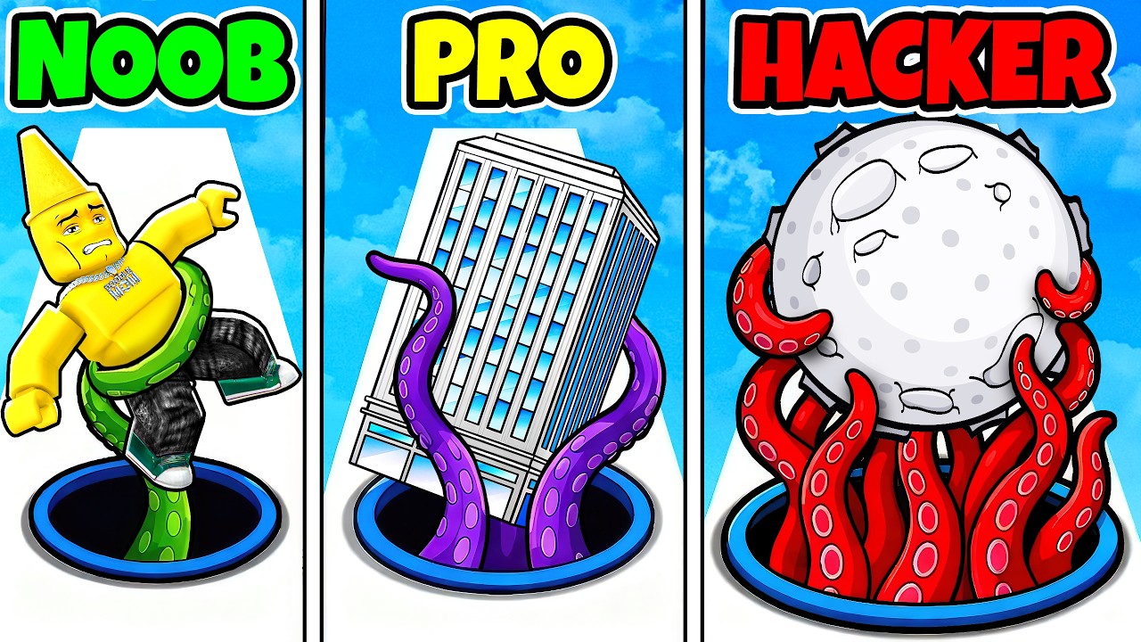 NOOB vs PRO vs HACKER Alien Hole
