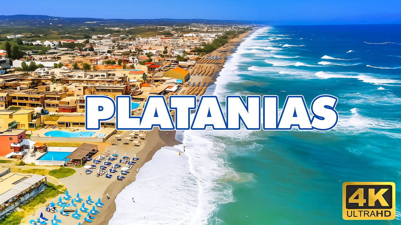 🇬🇷 PLATANIAS, Crete | Chania’s Lively Beach Resort You’ll Love Instantly! ❤️🏖️